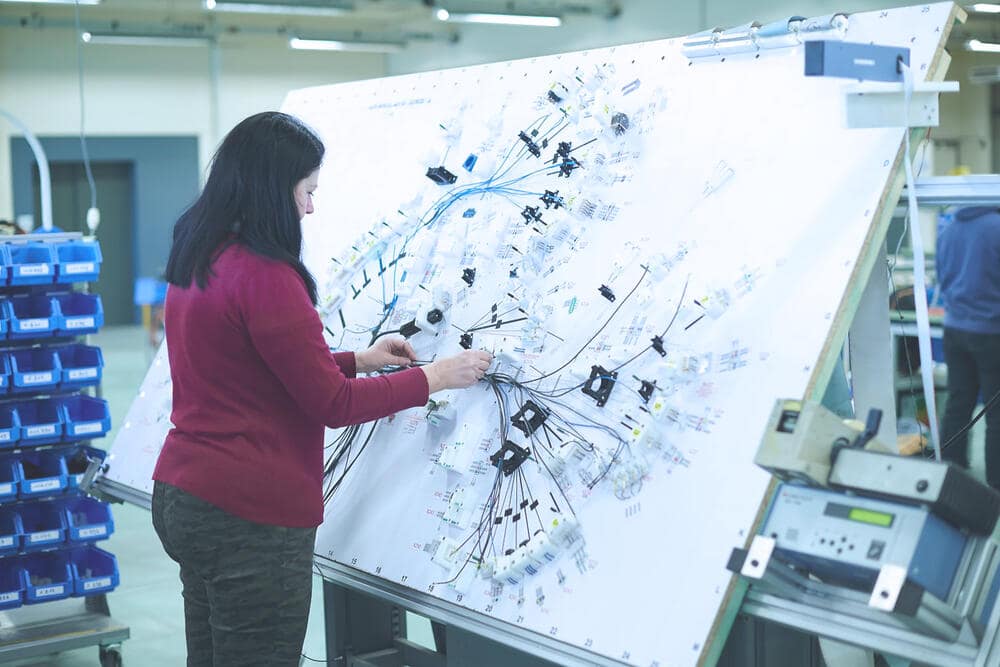 WAAK cable harness for electric car