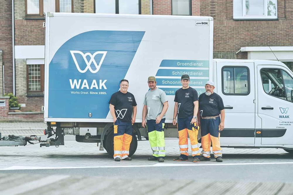 WAAK Groendienst groenonderhoud Stad Kortrijk