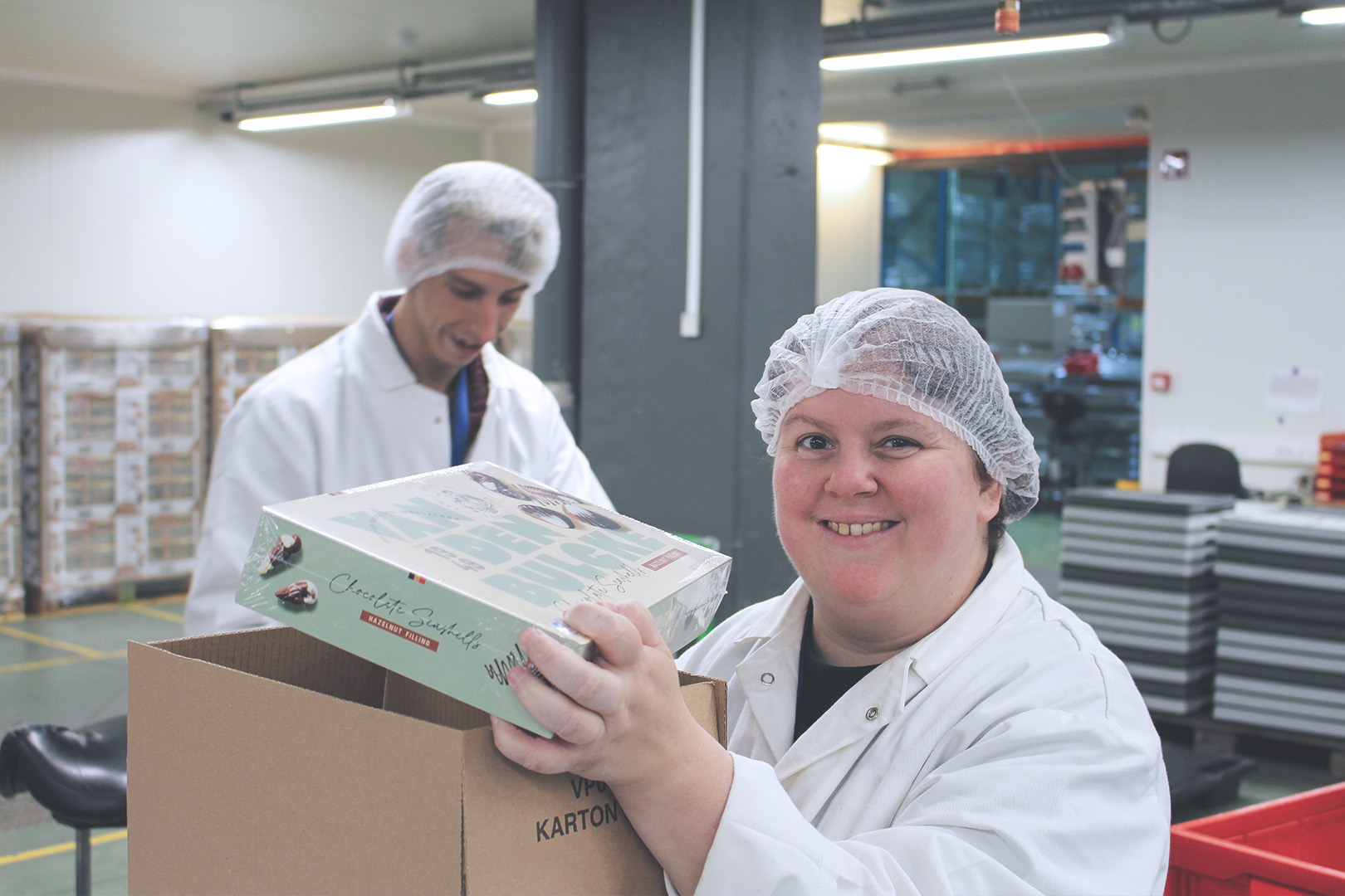 WAAK Verpakkingswerk geconditioneerde ruimte voor food producten